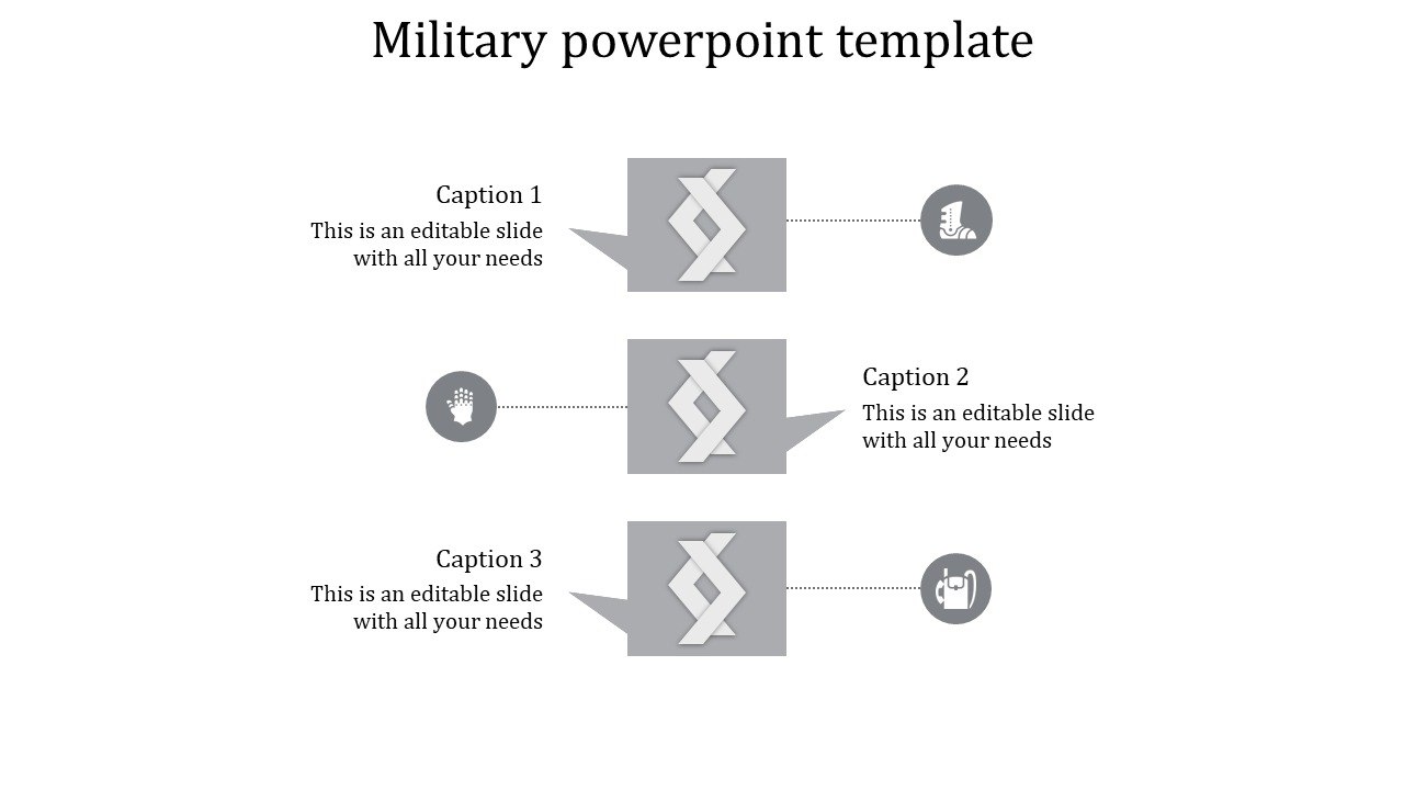 Military PowerPoint Template for Strategic Defense Insights