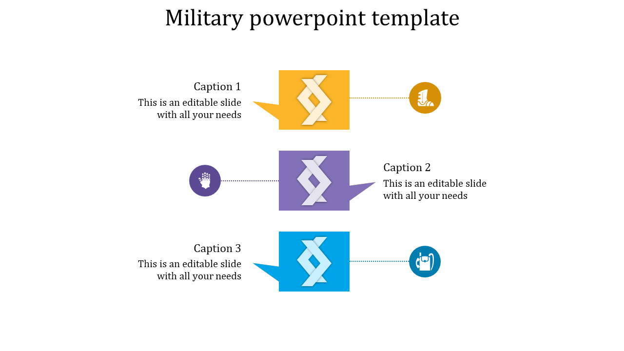 Attractive Military PowerPoint Presentation Template 