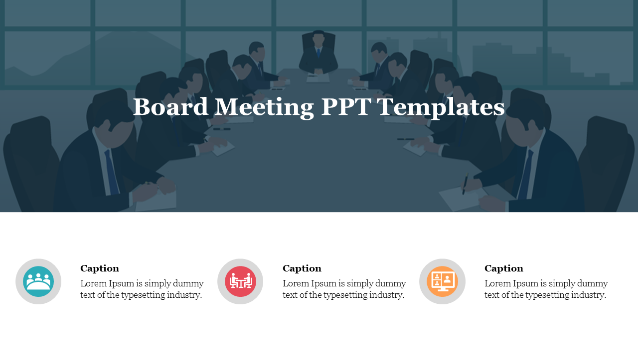  Board Meeting PPT Templates