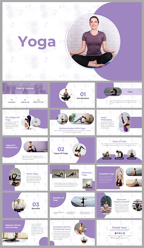 Free Yoga PowerPoint Templates And Google Slides Themes