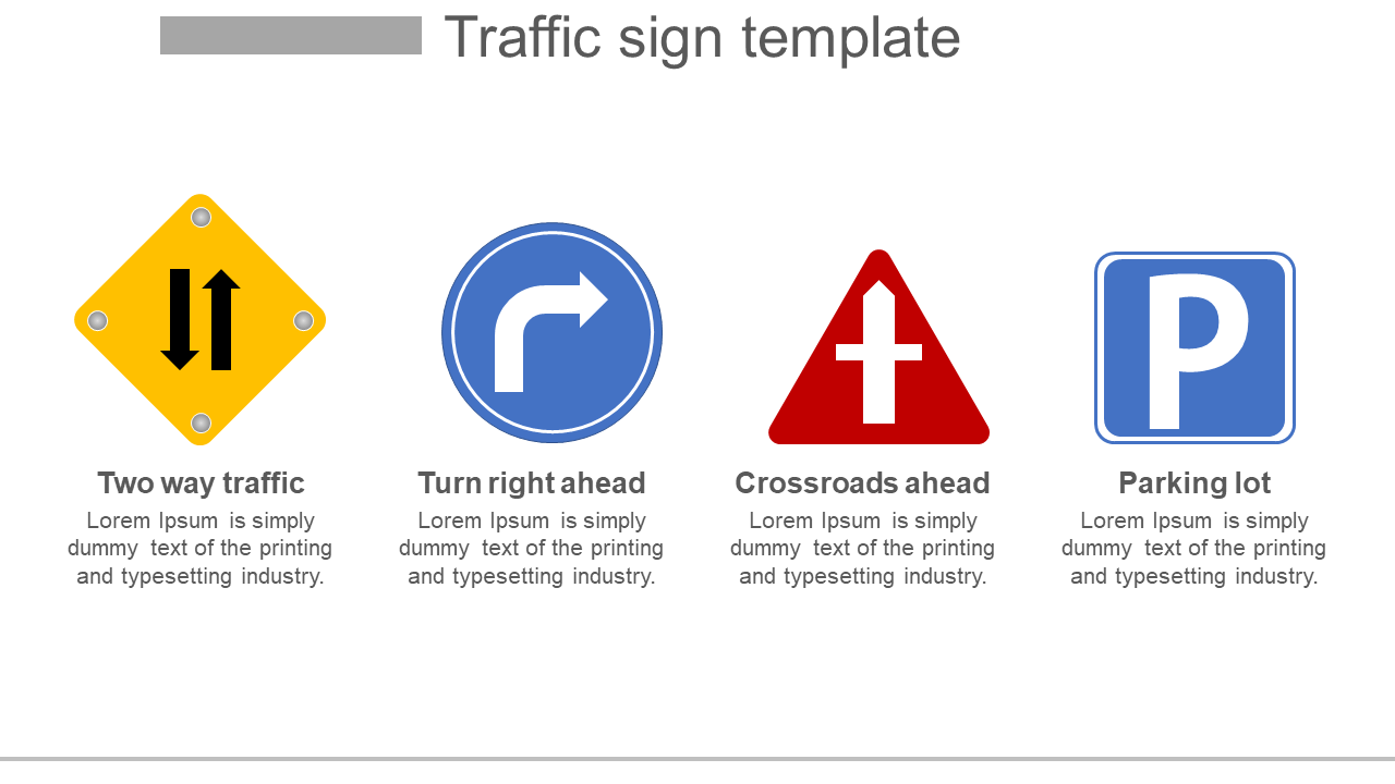 Traffic Sign Template Symbols And Uses