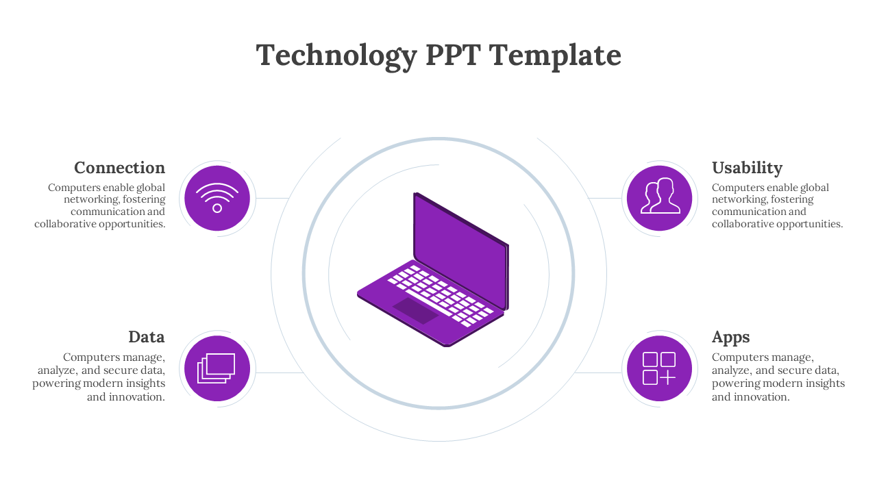 Customizable Technology PowerPoint And Google Slides