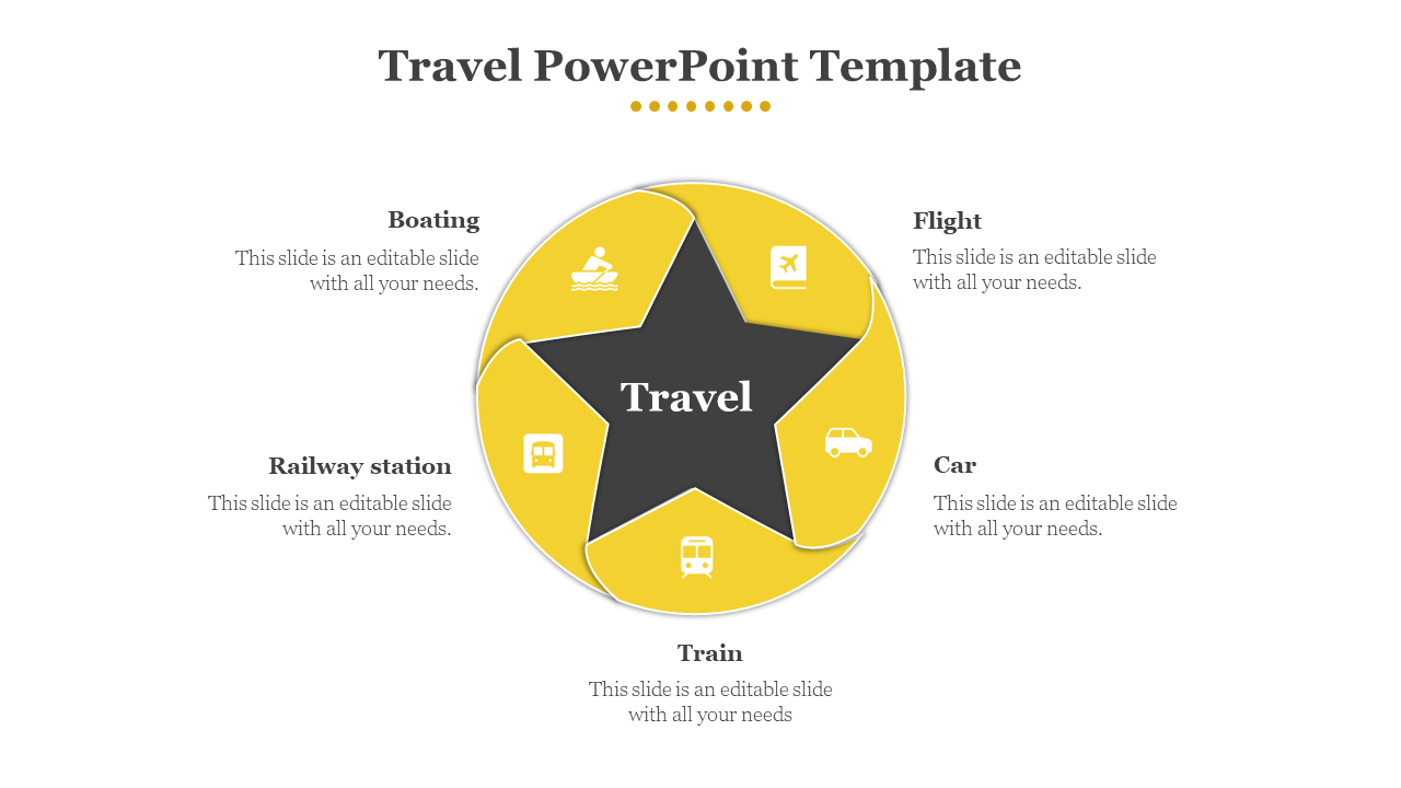 Travel PowerPoint And Google Slides Templates 5 Option