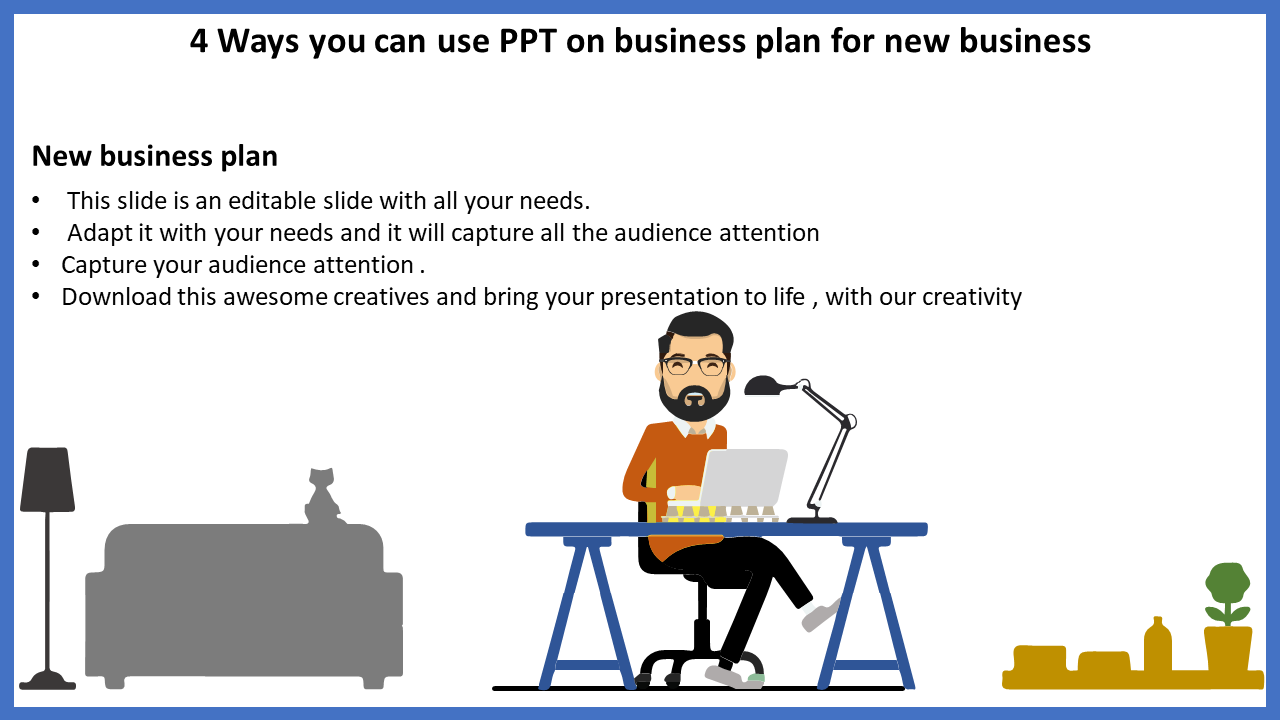 Elegant PPT On Business Plan For New Business Presentation