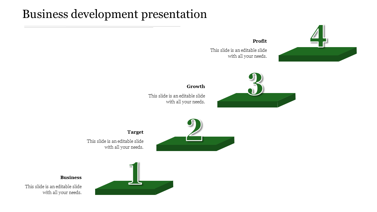 Shop With SlideEgg Business Development Presentation