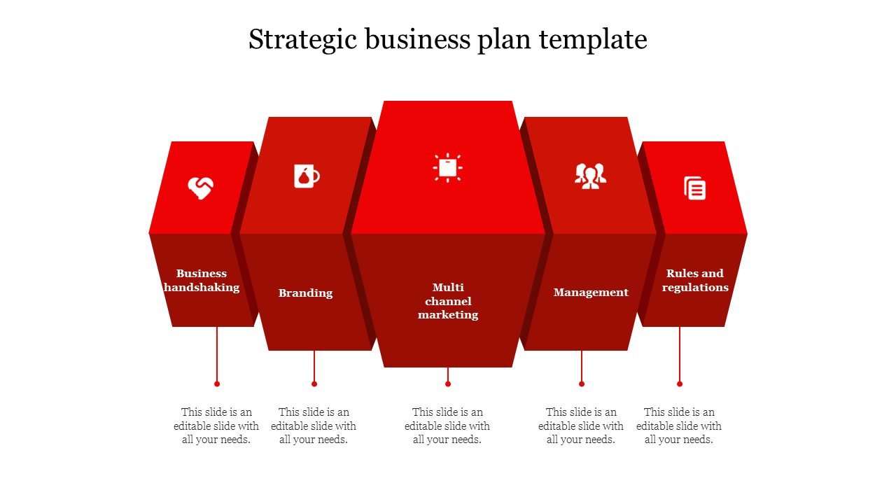 Attractive Strategic Business Plan Template Presentation