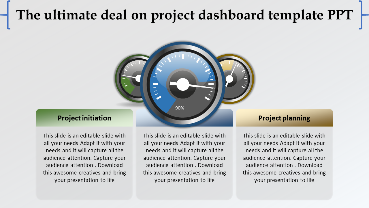 Project Dashboard PPT Templates and Google Slides Themes