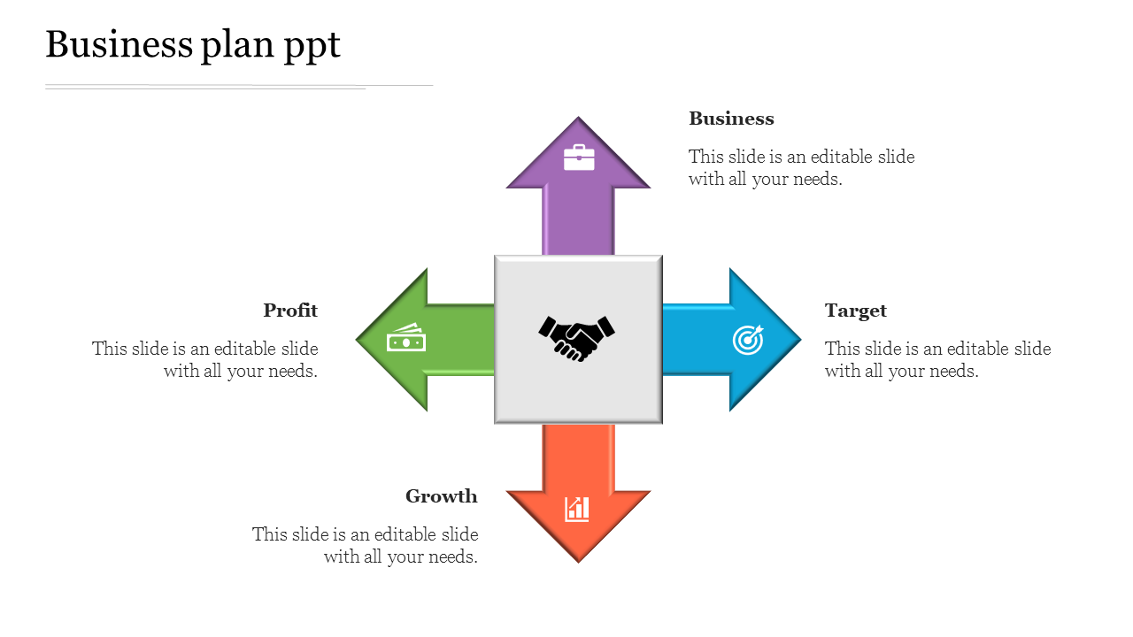 Stunning Business Plan PPT Diagram for Your Requirement