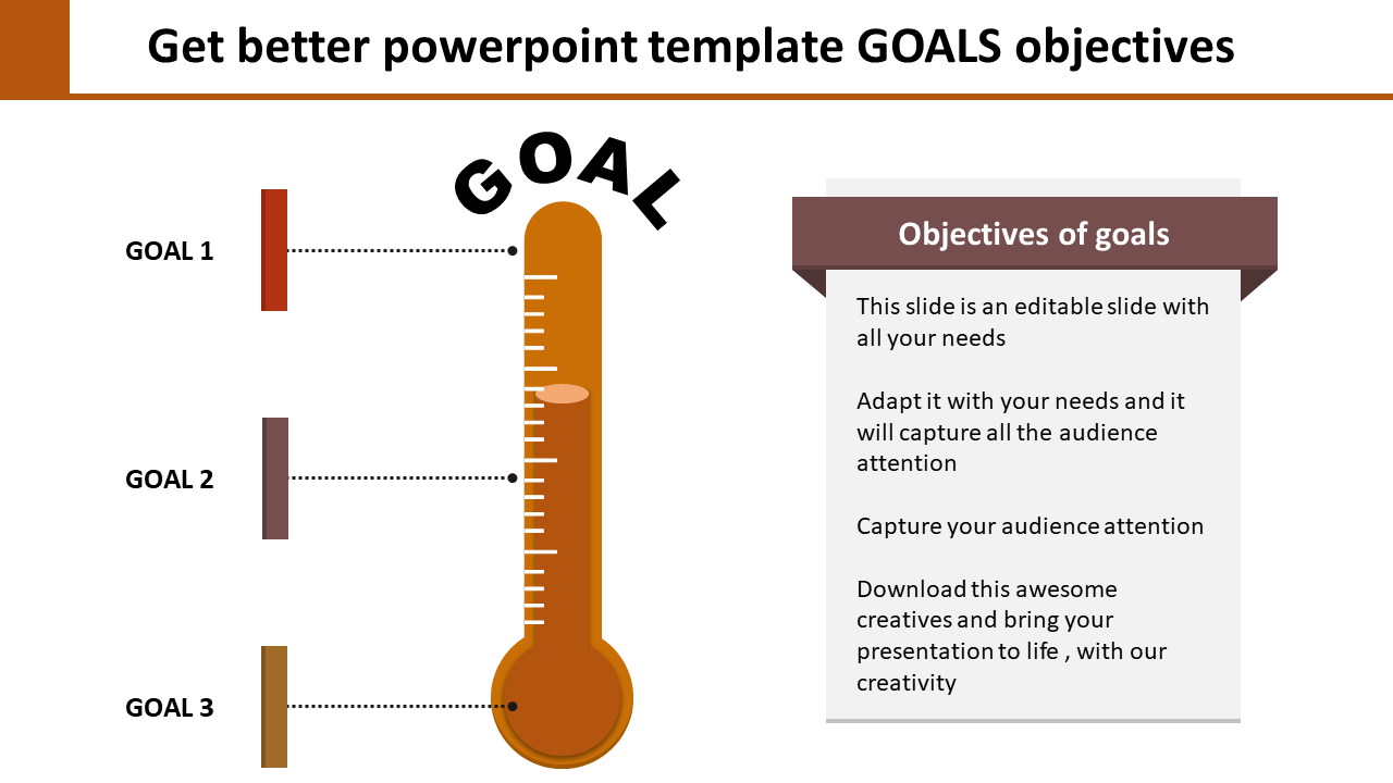 Goal Objectives PowerPoint Template