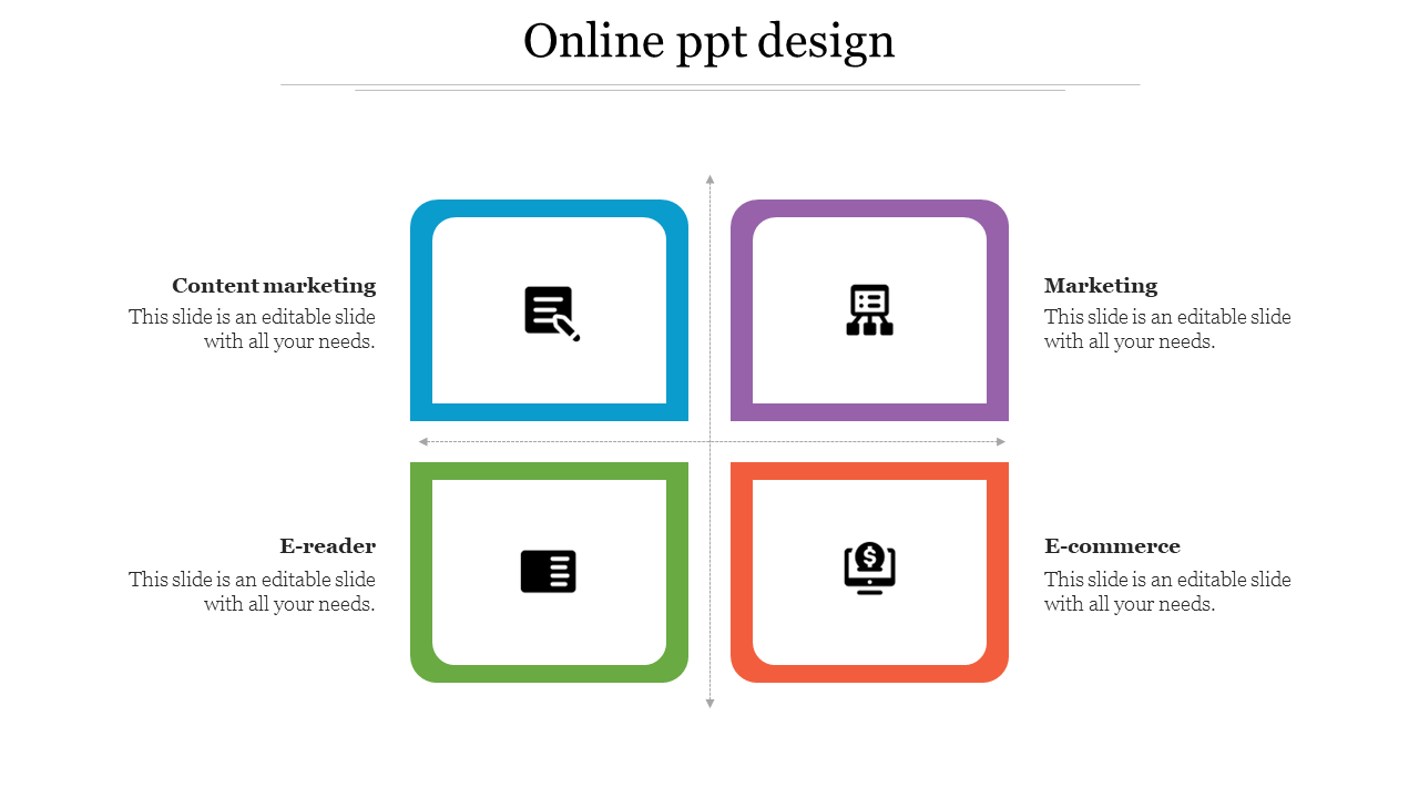 Online PPT Template Design Slides For Presentation