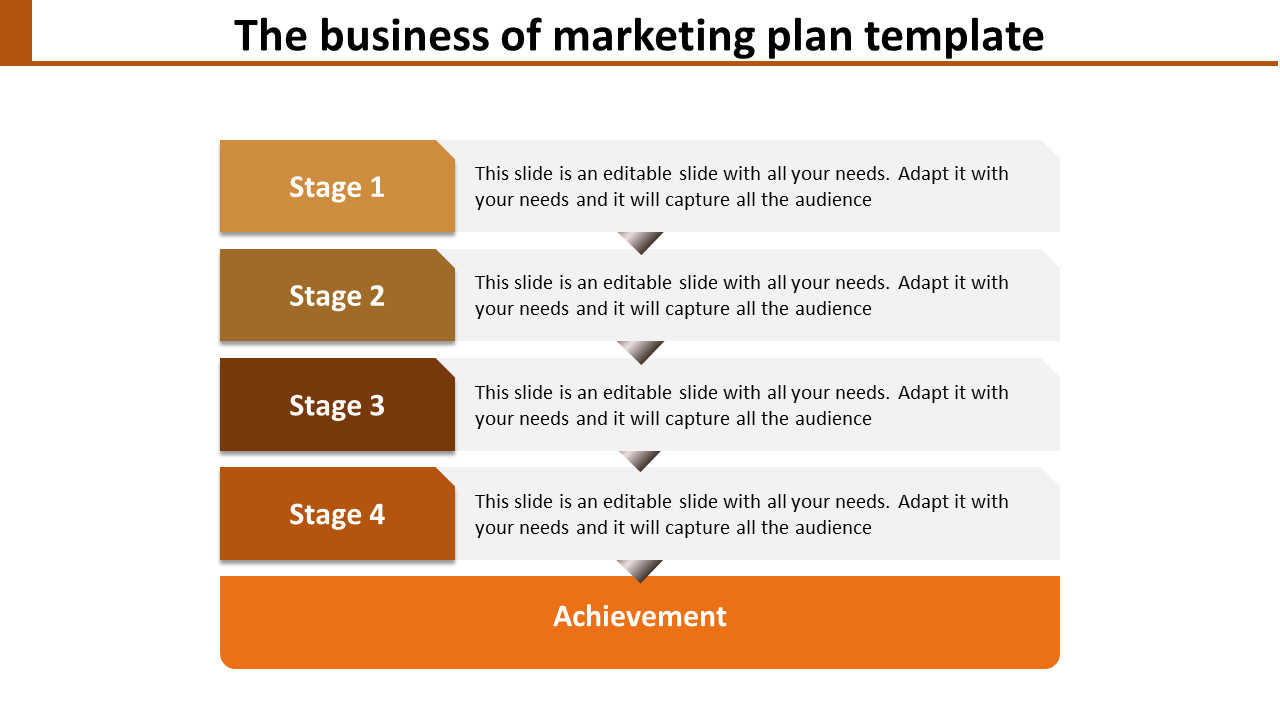 Step By Step Marketing Plan Template ForPresentation