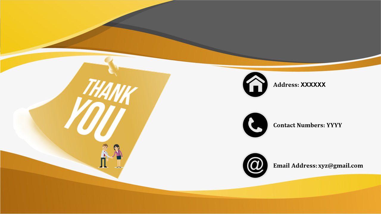 Editable Simple Slide Thank You PPT Presentation