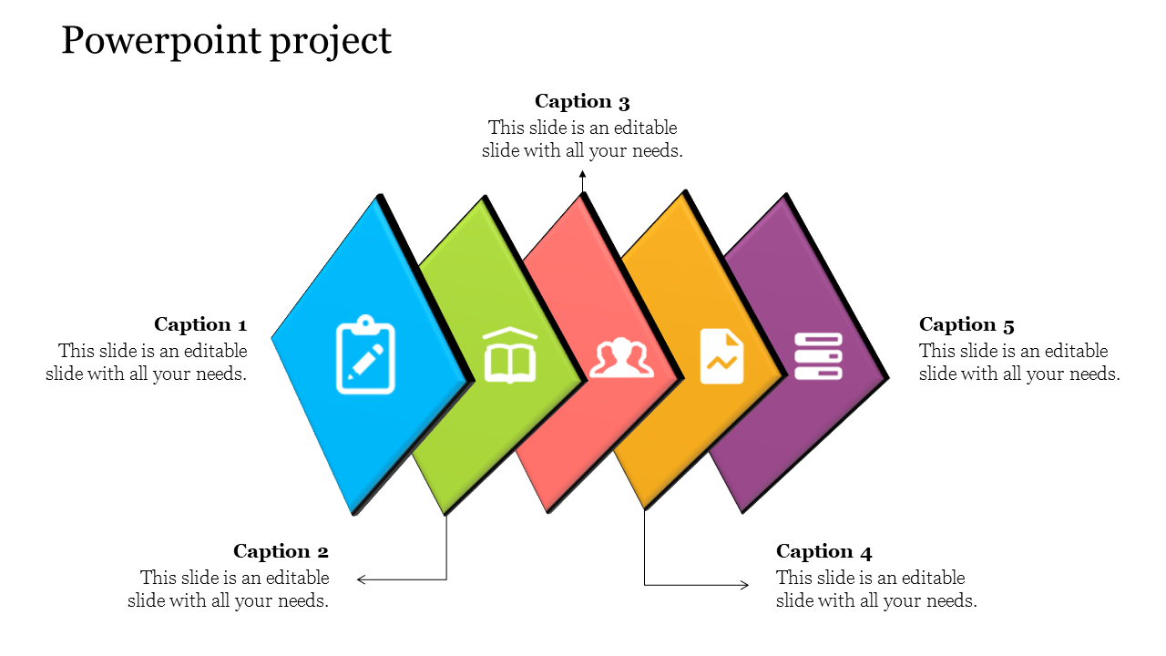 Creative PowerPoint Project Template Designs