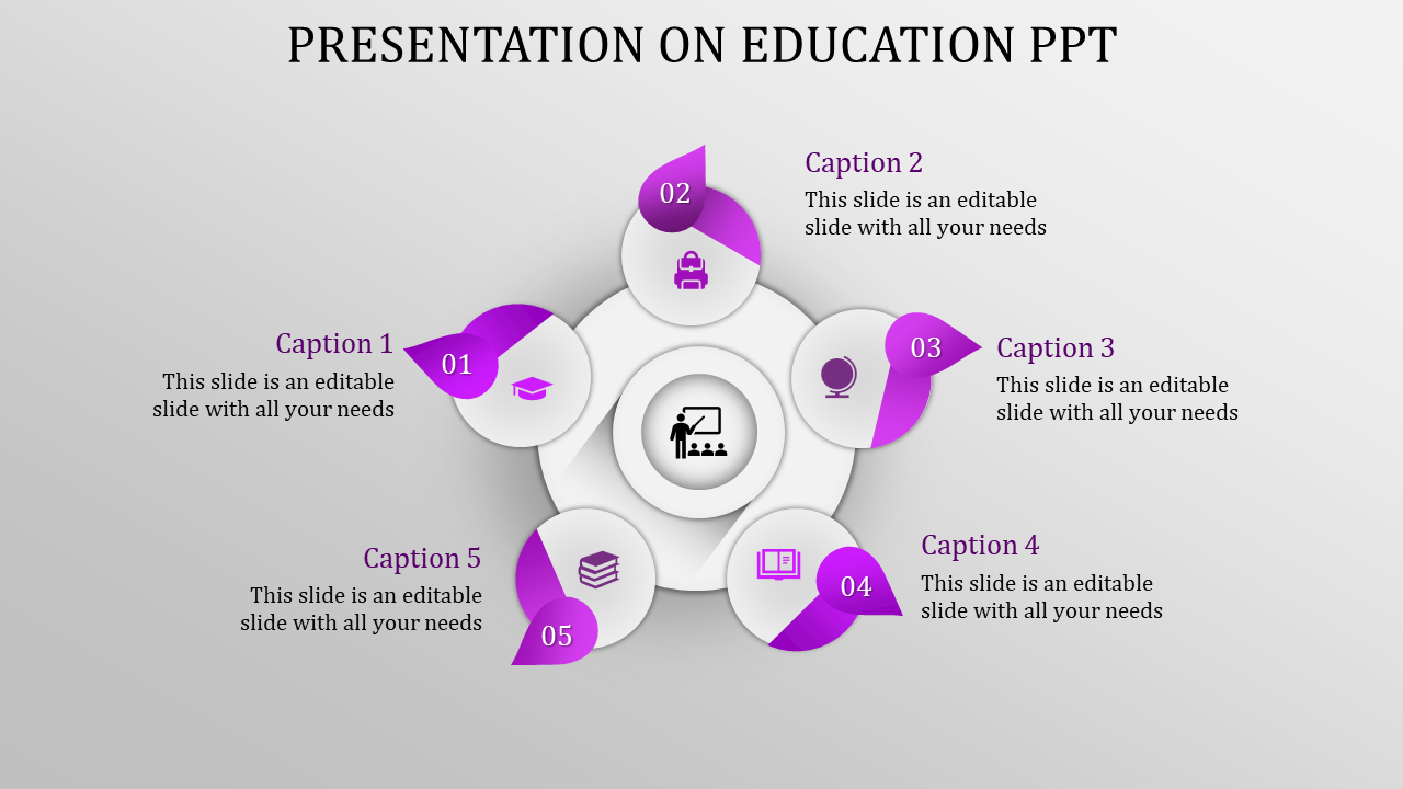 Stunning Education PPT Presentation for Engaging Lessons