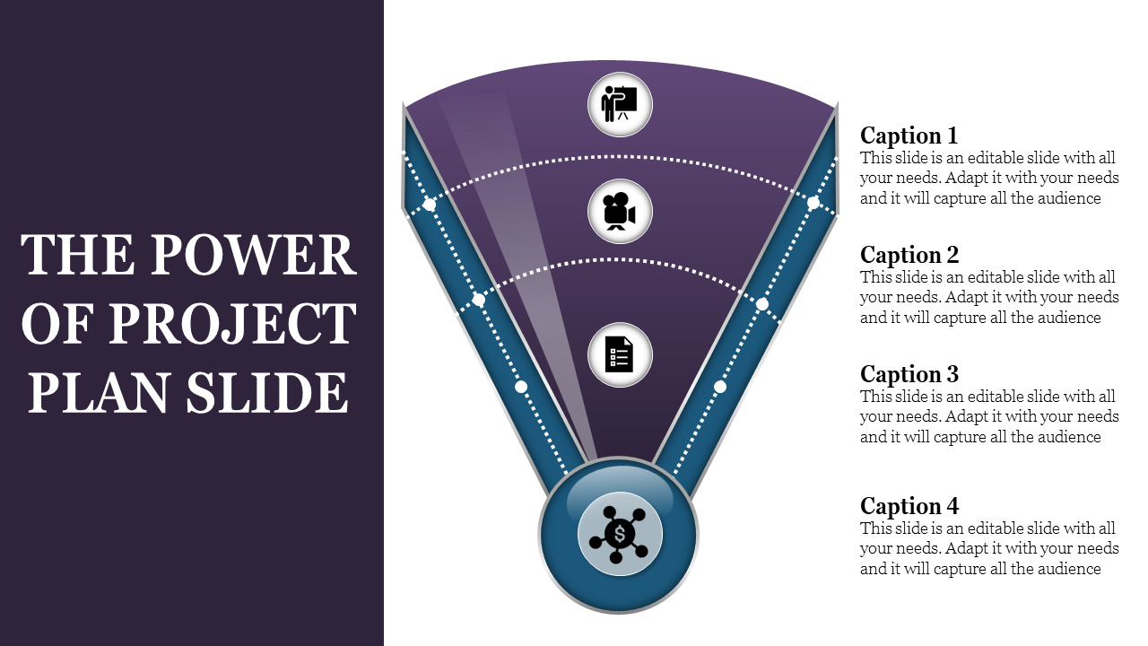 Project Plan Slide Template for Streamlined Task Management