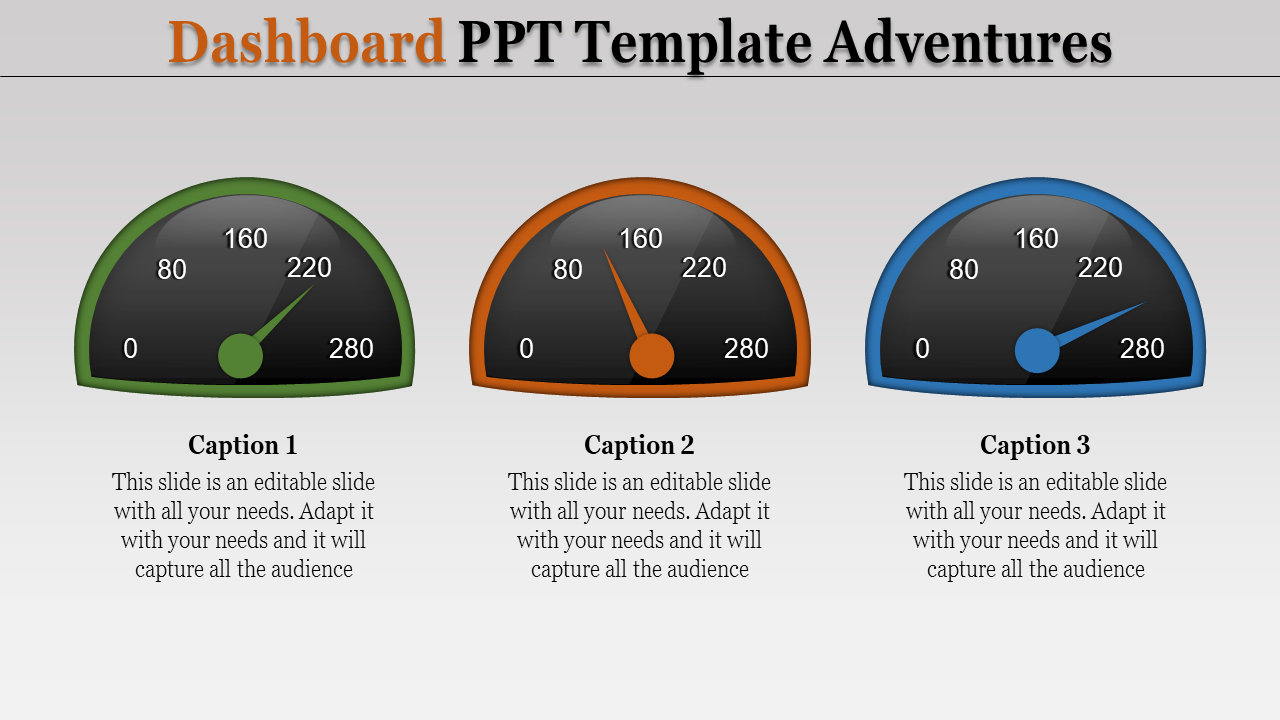 Editable Dashboard PPT Template and Google Slides Themes