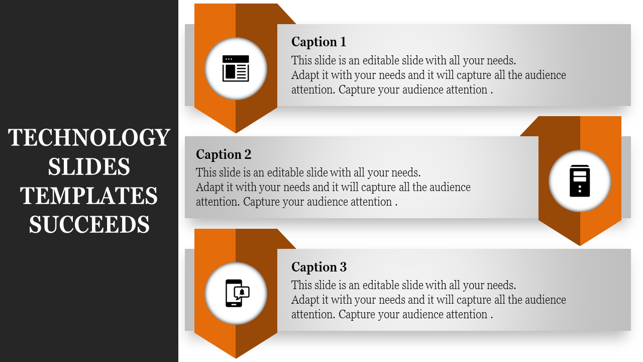 Executive template featuring a bar and line chart for highlights, a donut chart showing 75% market share, and icons.