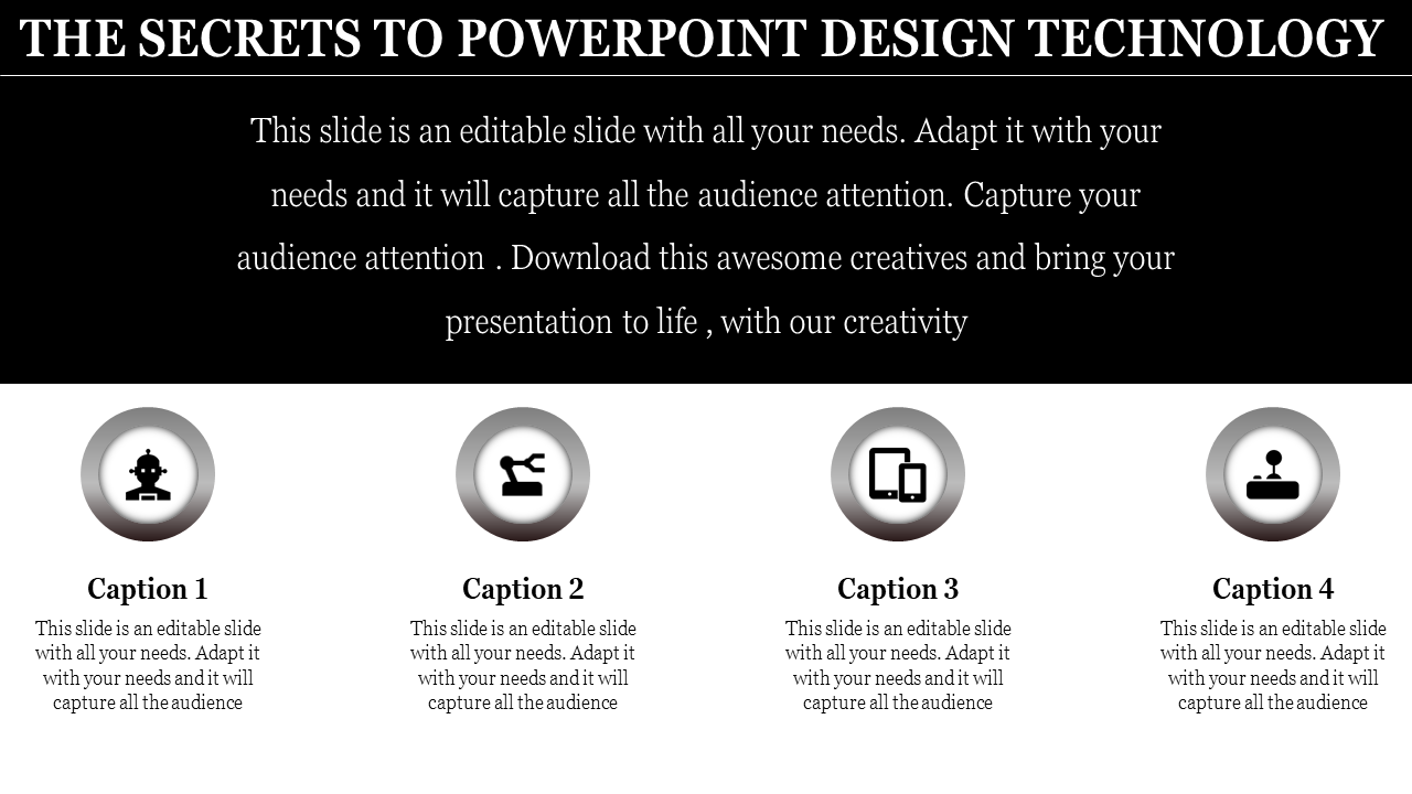 PowerPoint Design Technology Template for Modern Projects