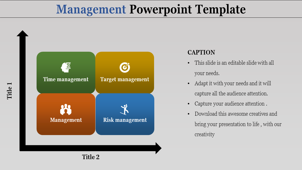 Management Presentation Template