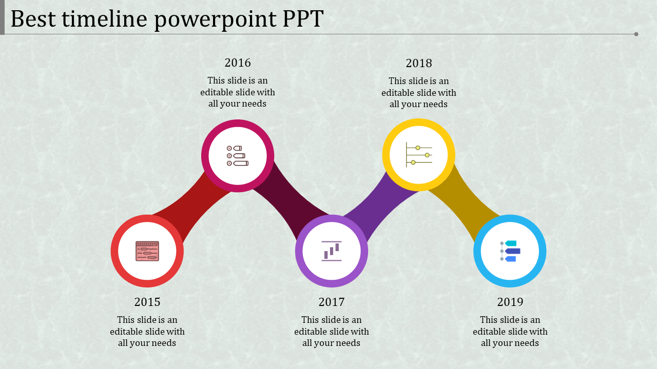 Timeline PowerPoint Presentation for Detailed Scheduling