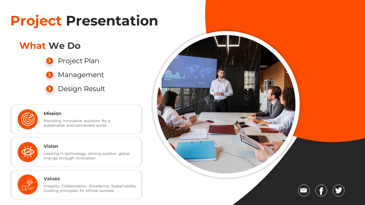 Best Project Presentation PPT And Google Slides Template