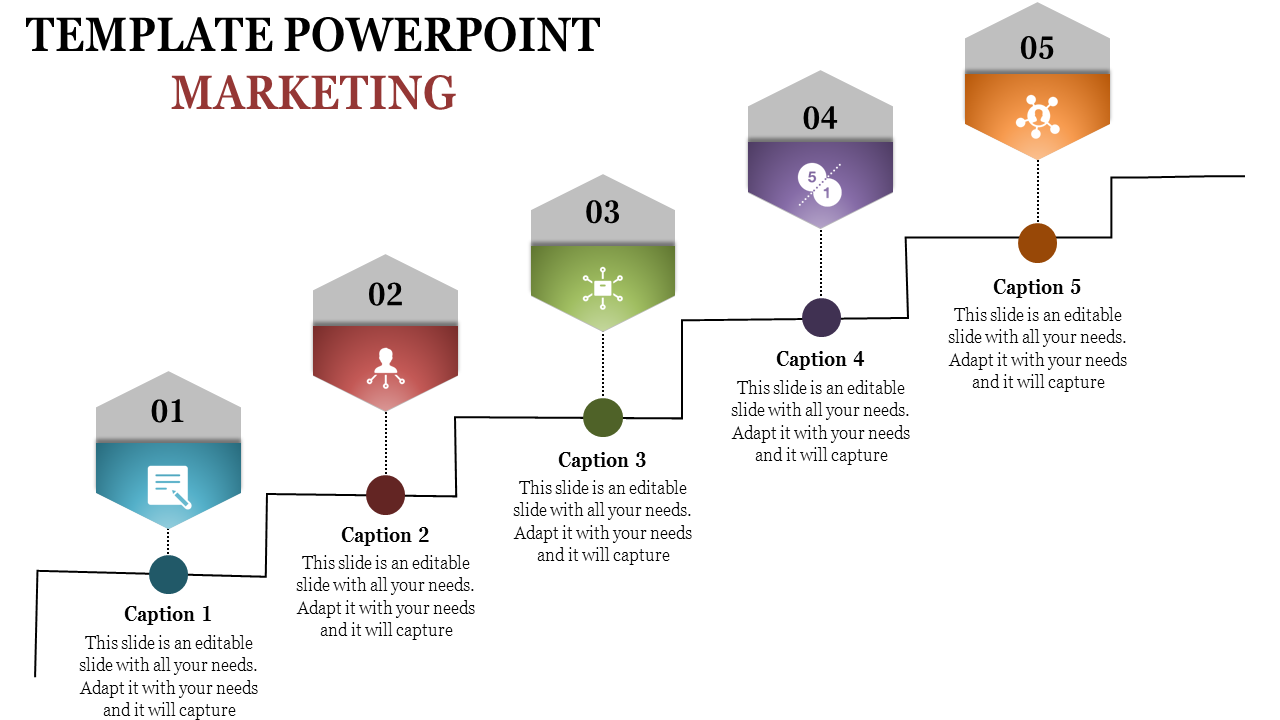 Template PowerPoint Marketing for Campaign Planning