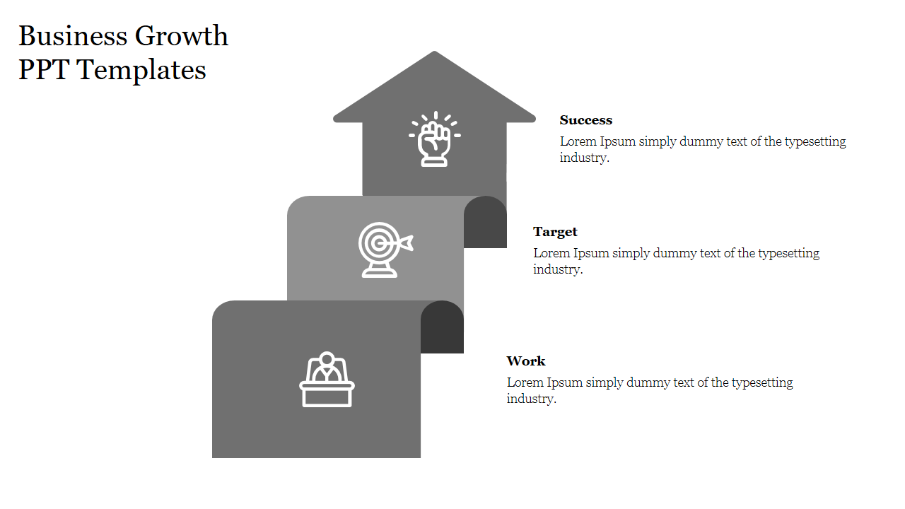 Amazing Business Growth PPT Template for Performance Metrics