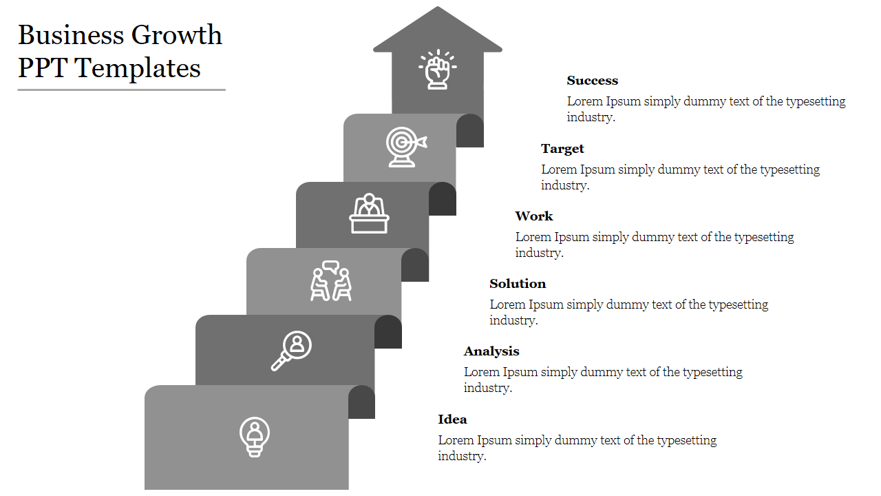 Try Our Predesigned Business Growth PPT Templates Slide Design