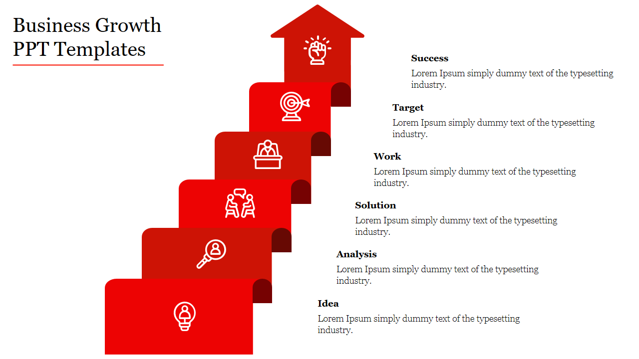 Business Growth PPT Templates for Market Analysis