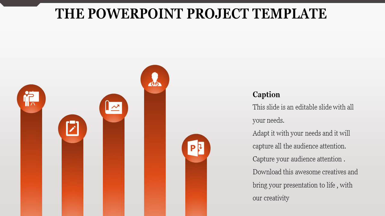 Get Our Project  PowerPoint Presentation Template  Slides