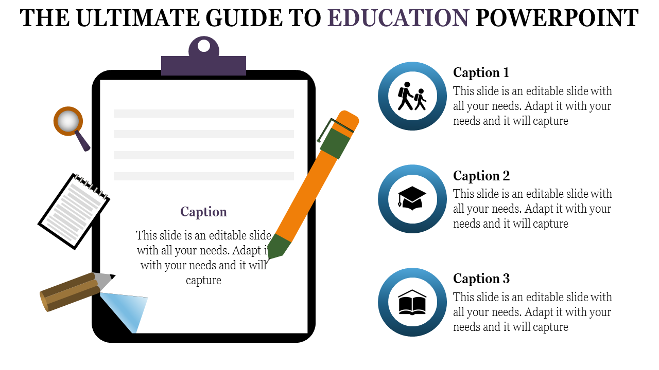 Get Modern Education PowerPoint Templates Presentation