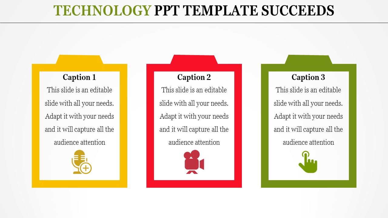 Technology PPT Template for Modern Business Solutions