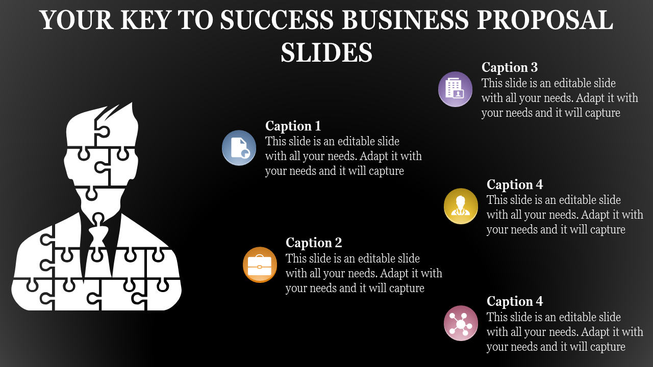 Get Business Proposal Slides PPT With Dark Background