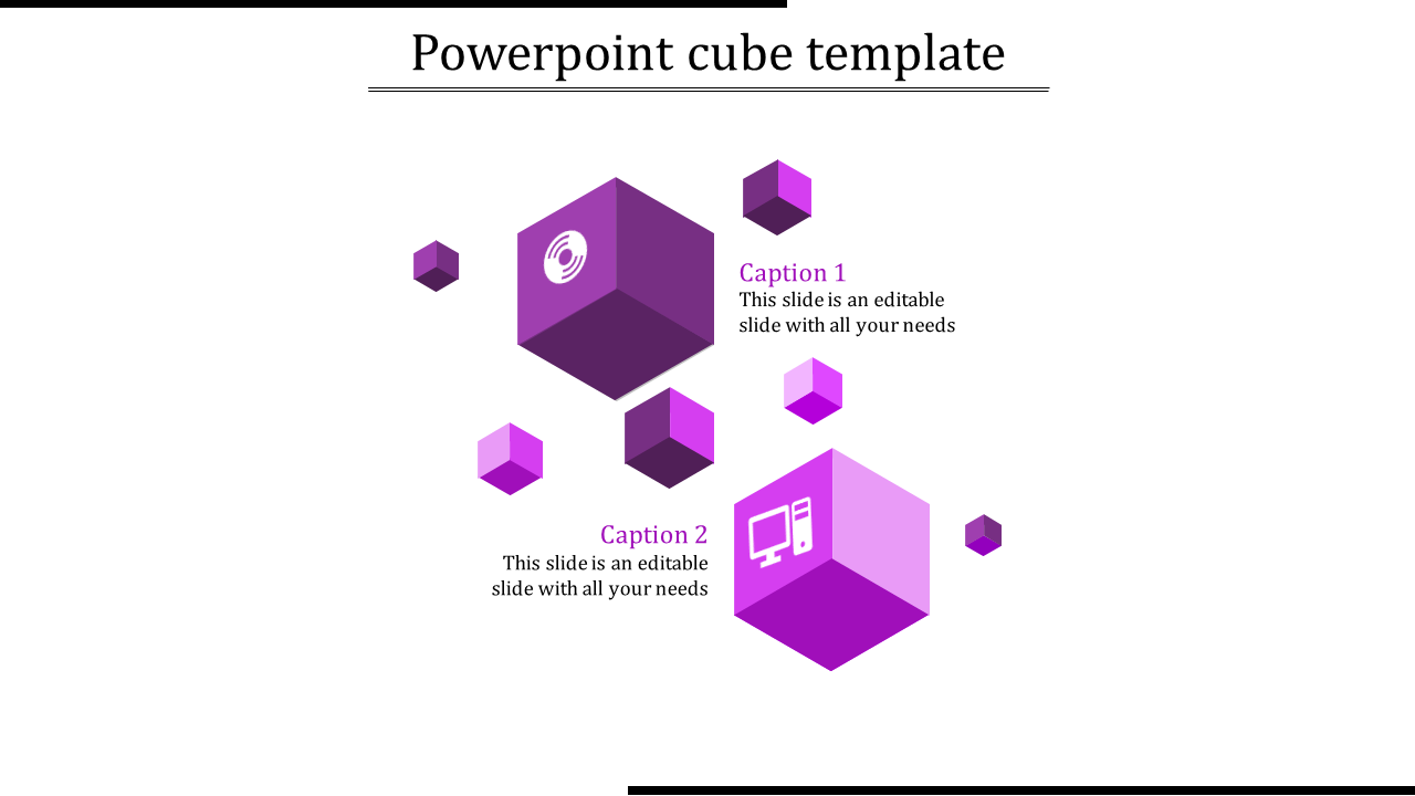 Three-stage design with platforms in purple, blue, and green tones, featuring businessperson silhouettes and captions.