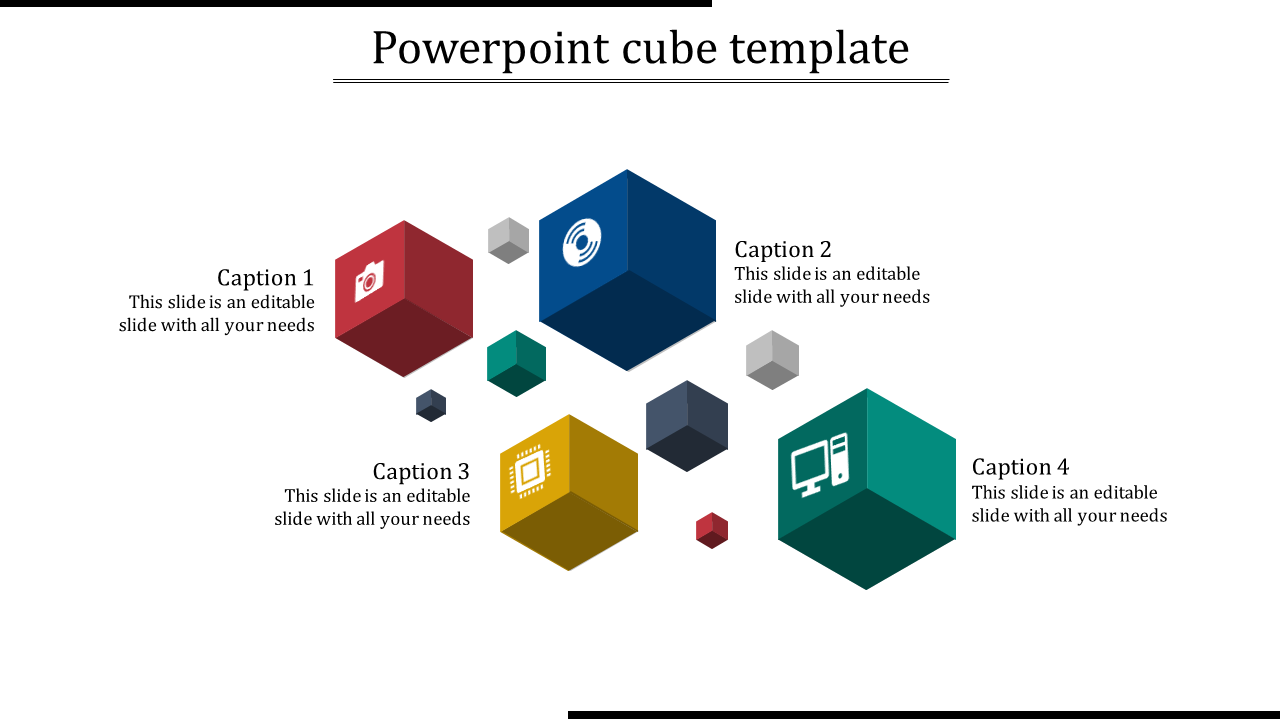 PowerPoint Cube PPT and Google Slides Template 