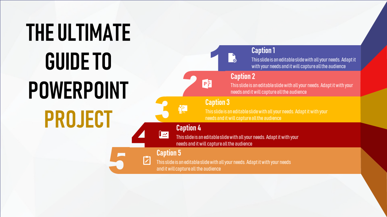 Project PowerPoint Template  For Presentation