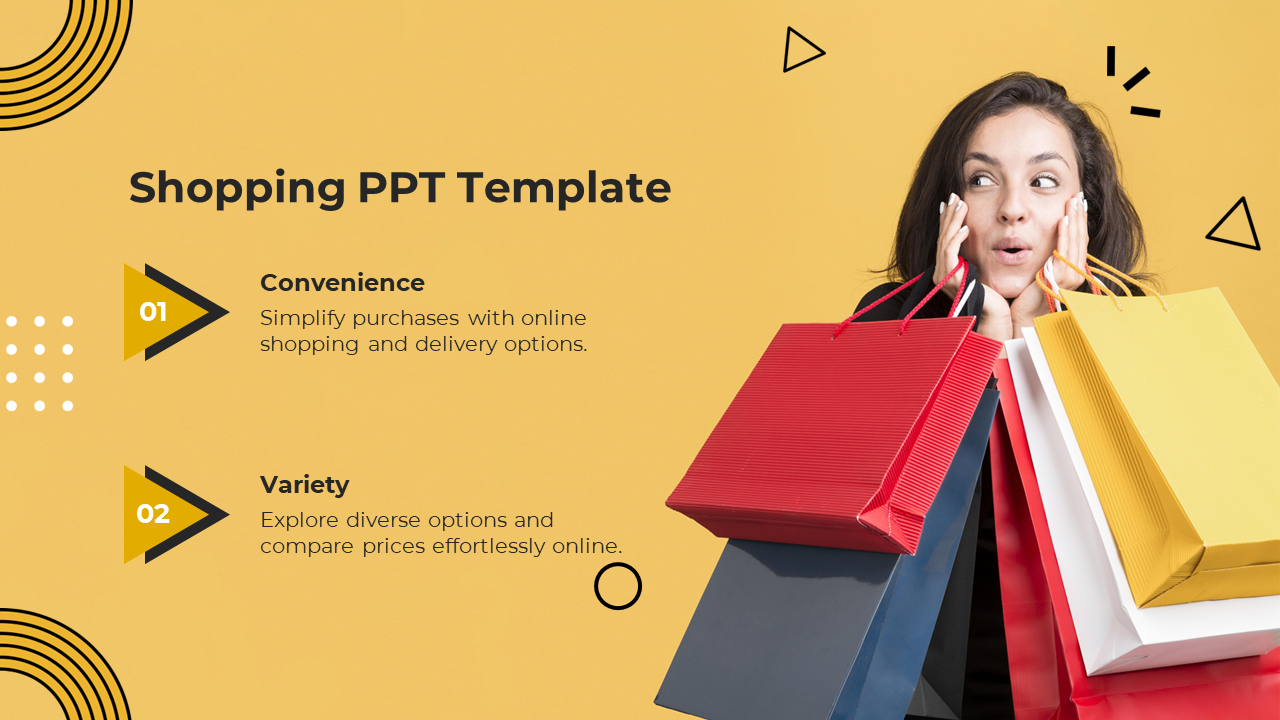 Attractive Shopping PowerPoint And Google Slides Template