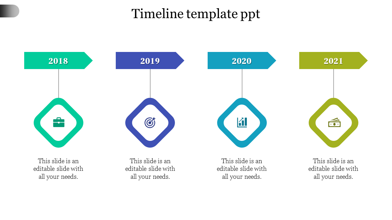 Timeline PowerPoint Design for Business Presentations