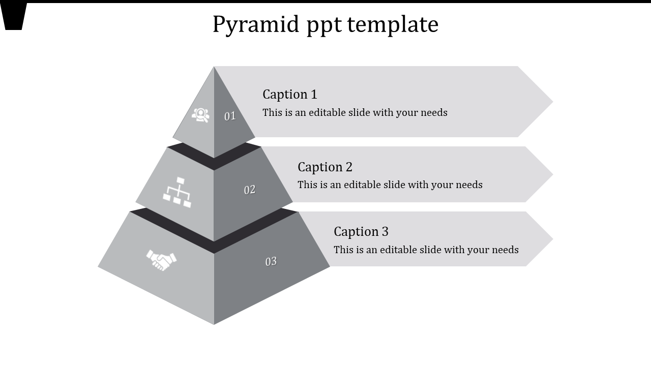 Pyramid PPT Template and Google Slides for Business Insights