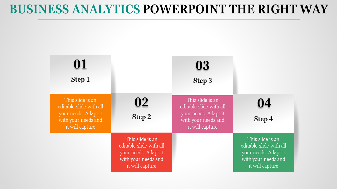 Business Analytics PPT Template for Data-Driven Decisions