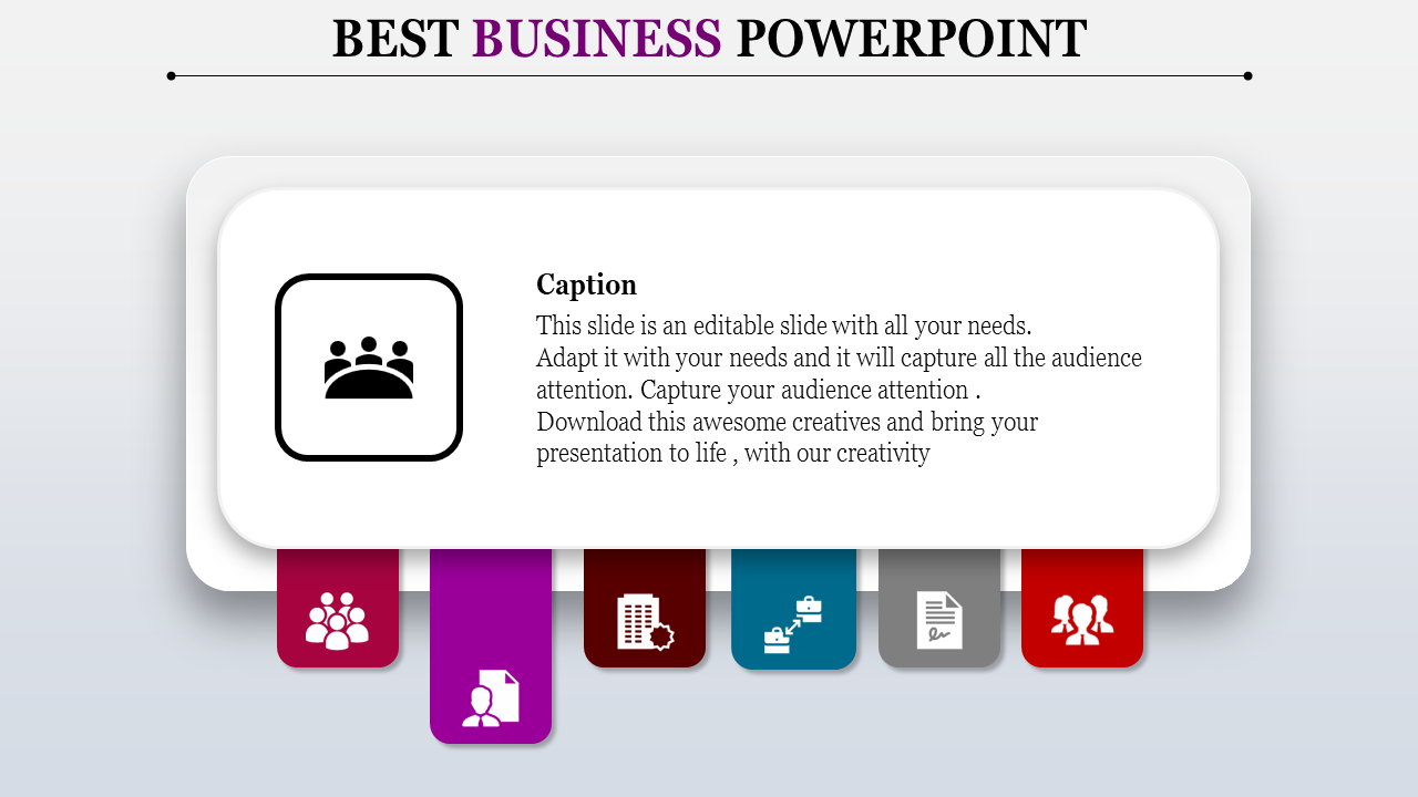 Our Predesigned Business PowerPoint Template Presentation