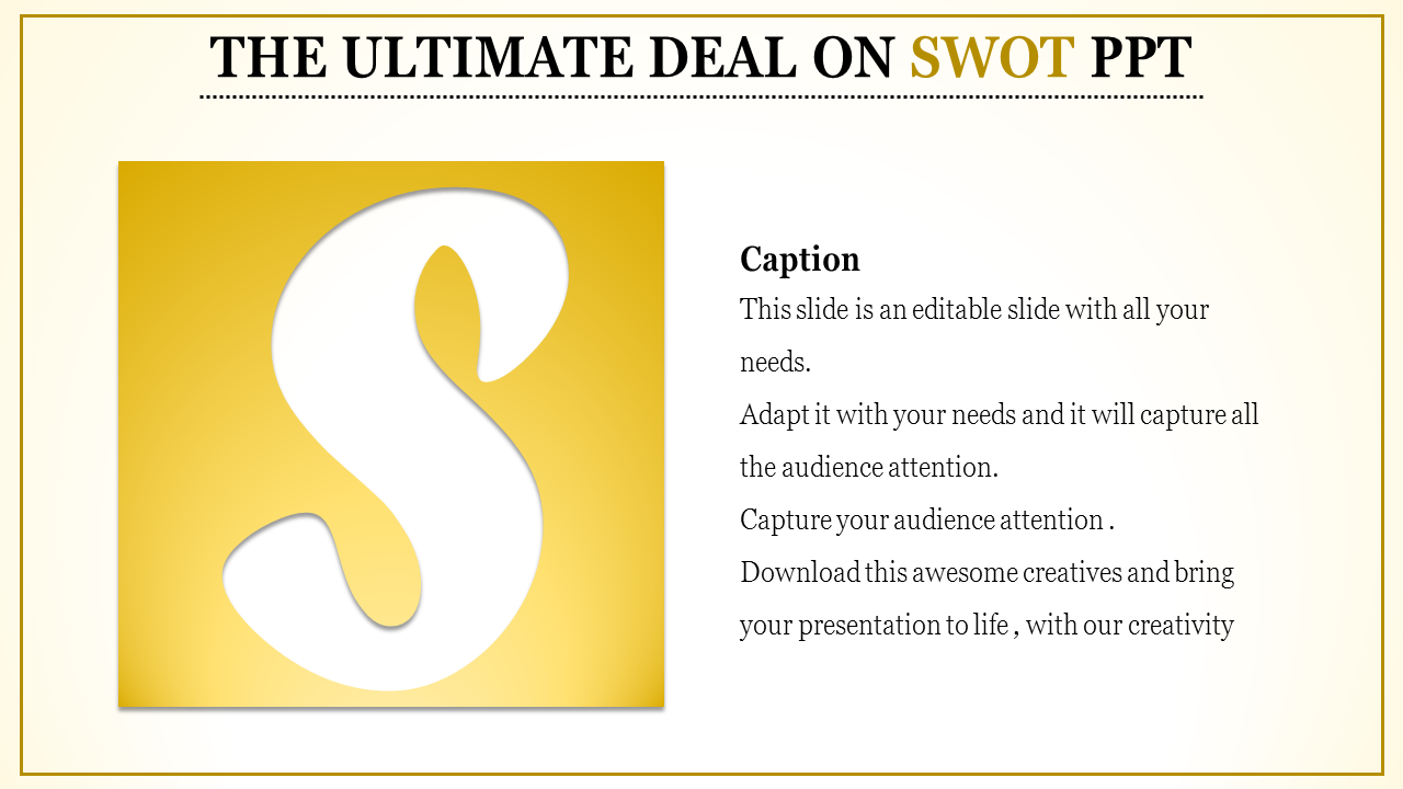 Awesome SWOT PPT Template and Google Slides Themes