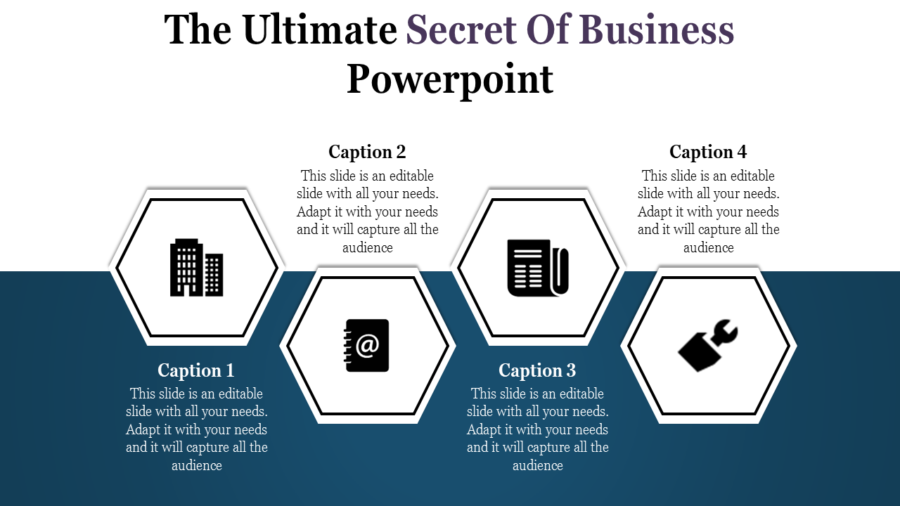 Attractive Business PowerPoint and Google slides-Four Node