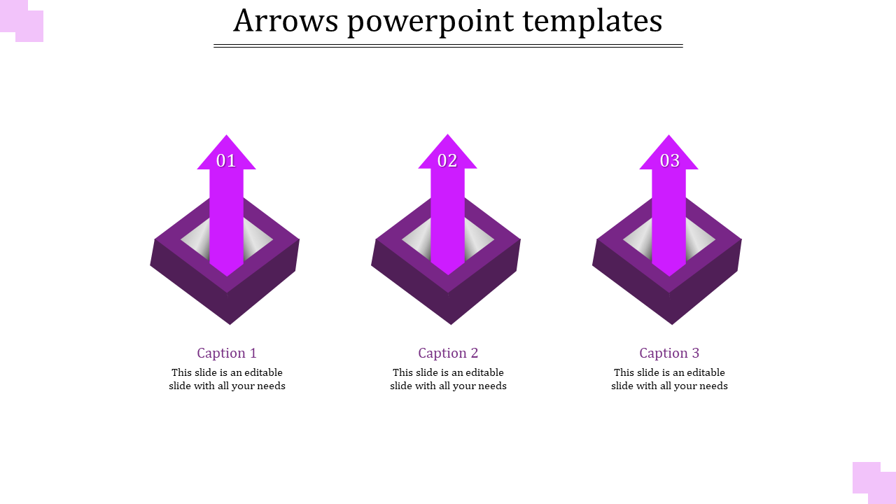 Arrows PowerPoint Templates for Creative Flow Diagrams