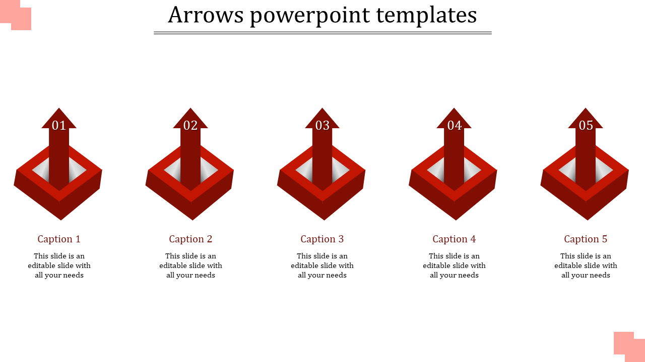 Predesigned Arrows PowerPoint Templates and Google Slides