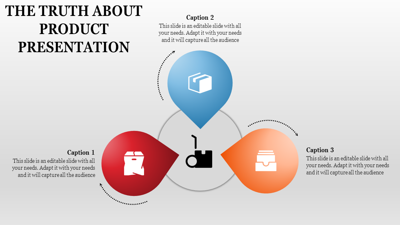 Stunning Product Presentation PowerPoint template and Google slides