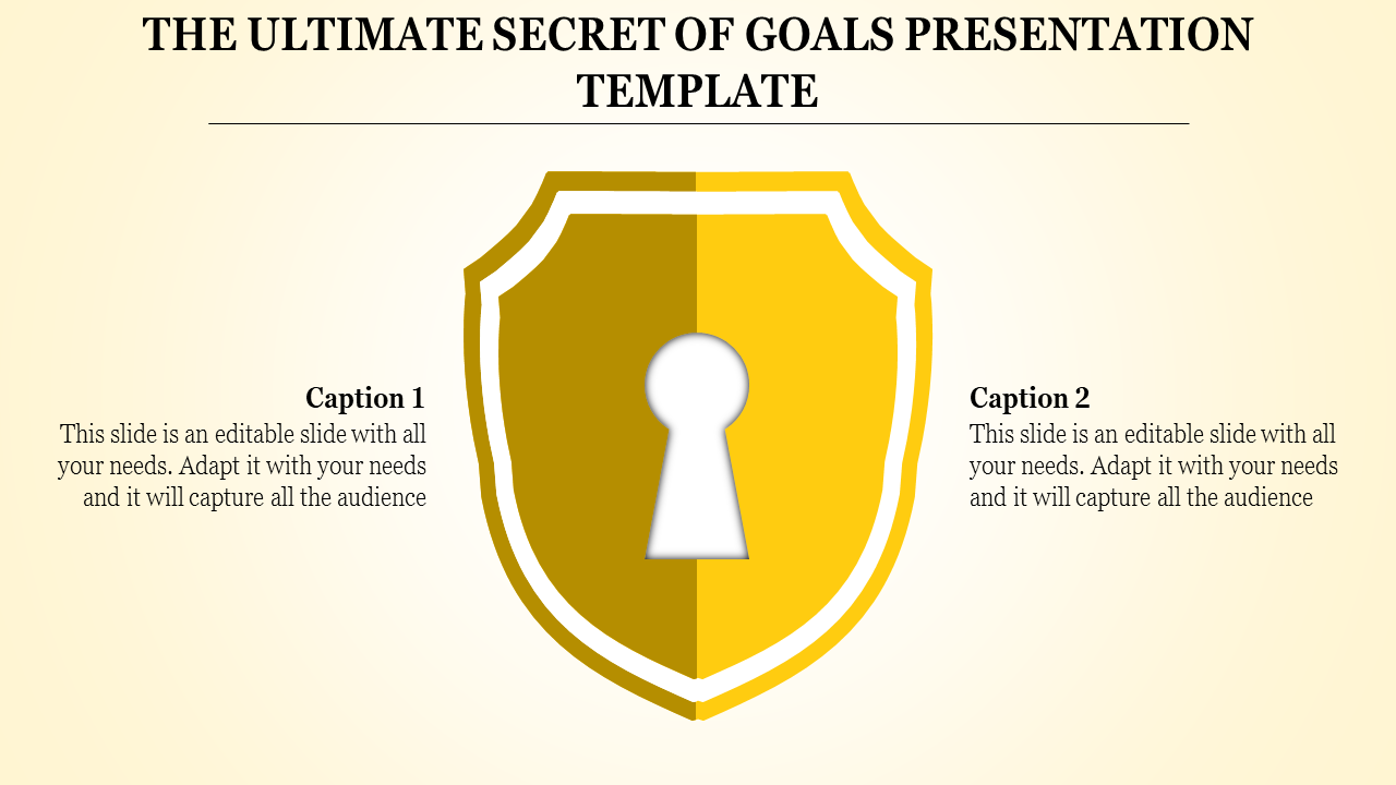 We have the Best Collection of Goals Presentation Template