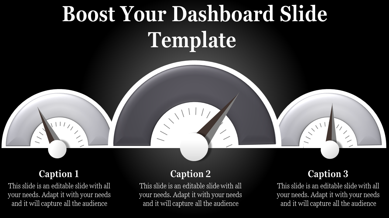 Dashboard Slide PowerPoint Template and Google Themes 