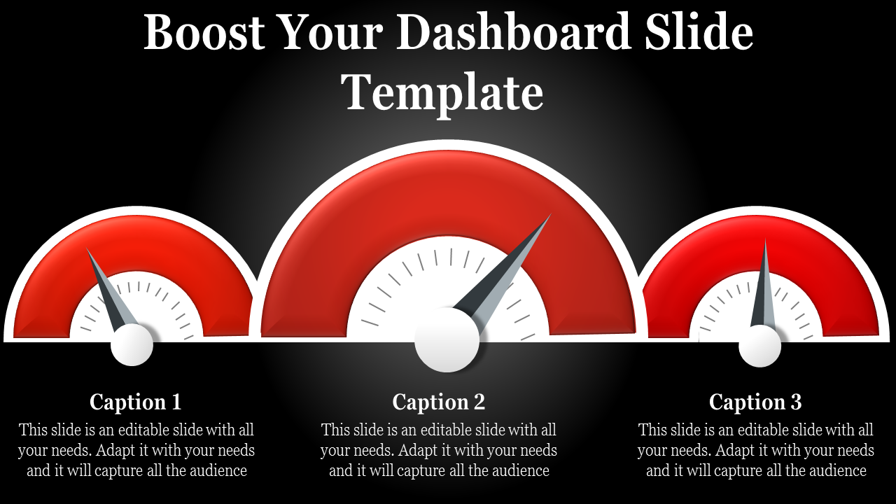 Dashboard Slide Template Presentation