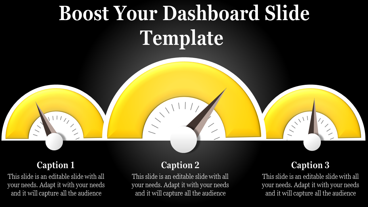 Editable Dashboard Template and Google Slides Themes